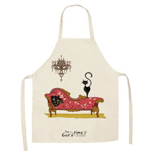 Load image into Gallery viewer, Cute Cat Pattern Kitchen Apron
