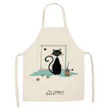 Load image into Gallery viewer, Cute Cat Pattern Kitchen Apron

