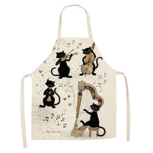 Load image into Gallery viewer, Cute Cat Pattern Kitchen Apron
