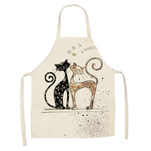 Load image into Gallery viewer, Cute Cat Pattern Kitchen Apron
