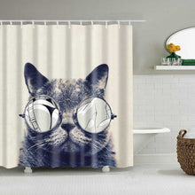 Load image into Gallery viewer, Cat 3D Print Shower Curtain
