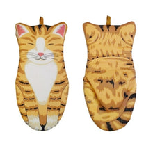 Load image into Gallery viewer, Cartoon Cat Paws Microwave Glove

