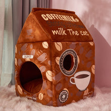 Load image into Gallery viewer, Strawberry Banana Milk Box Cat House
