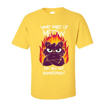 Load image into Gallery viewer, Meow T-Shirts Short Sleeve
