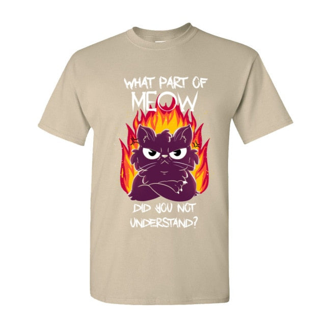 Meow T-Shirts Short Sleeve