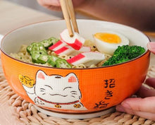 Load image into Gallery viewer, Cat Round Ceramic Bowl
