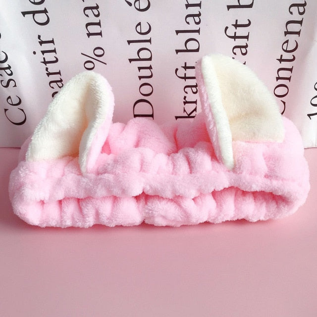 Flannel Cat Ear Headband