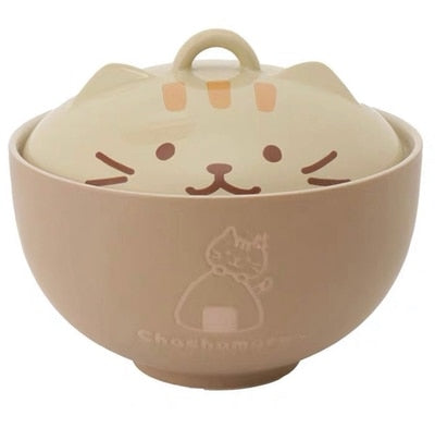 Ceramic Cat Rice Bowl