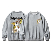 Load image into Gallery viewer, Harajuku Oversized Cat Print Sweatshirt
