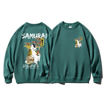Load image into Gallery viewer, Harajuku Oversized Cat Print Sweatshirt
