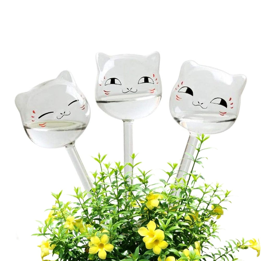 Cat Shaped Waterer Plant (3pcs)