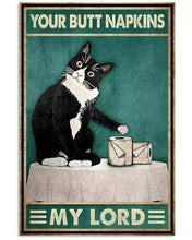 Load image into Gallery viewer, Portrait Black Cat Wall Decor
