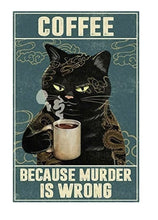 Load image into Gallery viewer, Portrait Black Cat Wall Decor
