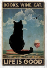 Load image into Gallery viewer, Portrait Black Cat Wall Decor
