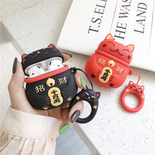 Load image into Gallery viewer, Airpods Case Japanese Cat Silicone
