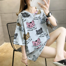 Load image into Gallery viewer, Halloween Graffiti Stripes Harajuku Top
