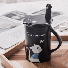 Load image into Gallery viewer, Simple Cat Couple Mug
