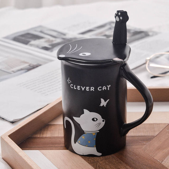 Simple Cat Couple Mug