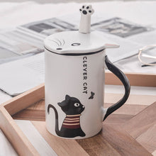Load image into Gallery viewer, Simple Cat Couple Mug

