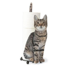 Load image into Gallery viewer, Cat Stand Toilet Paper Storage
