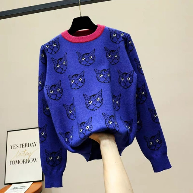 Emilia Cat Warm Sweater