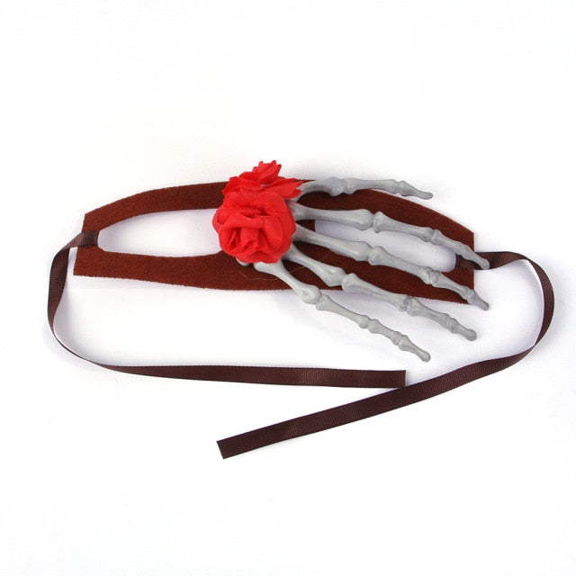 Halloween Pet Headgear Bone Hand