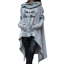 Load image into Gallery viewer, Cat Mom Long Hoodie

