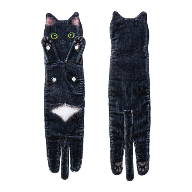 Cat Hand Wipe Towel