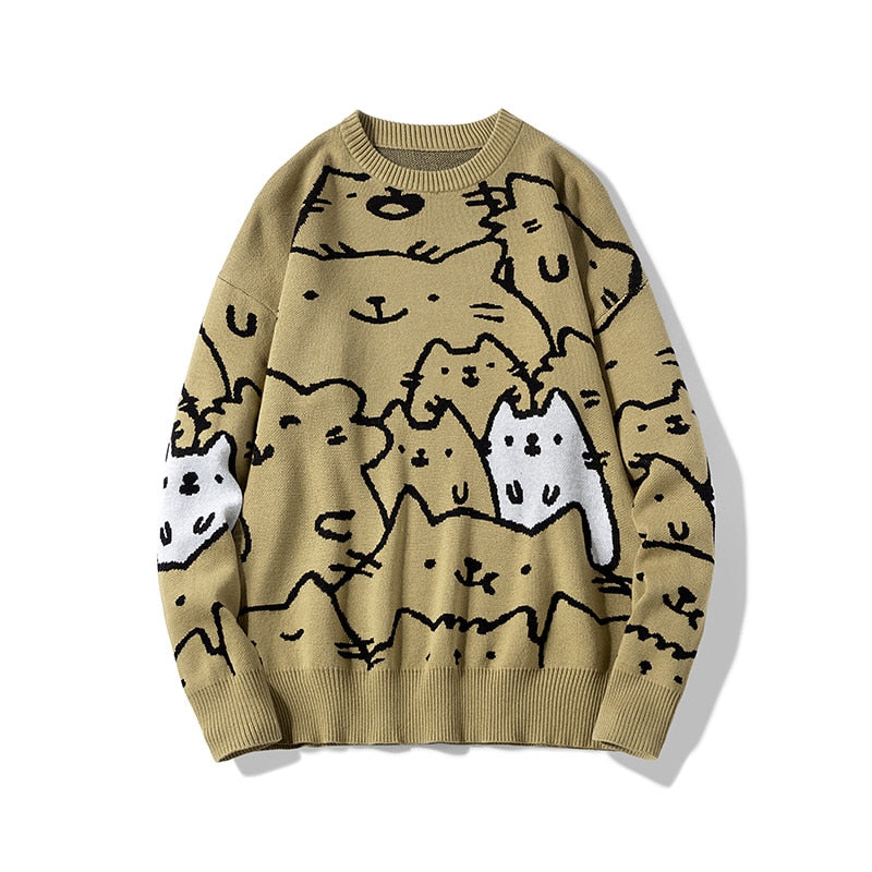 Sweater Cartoon Pullover Men
