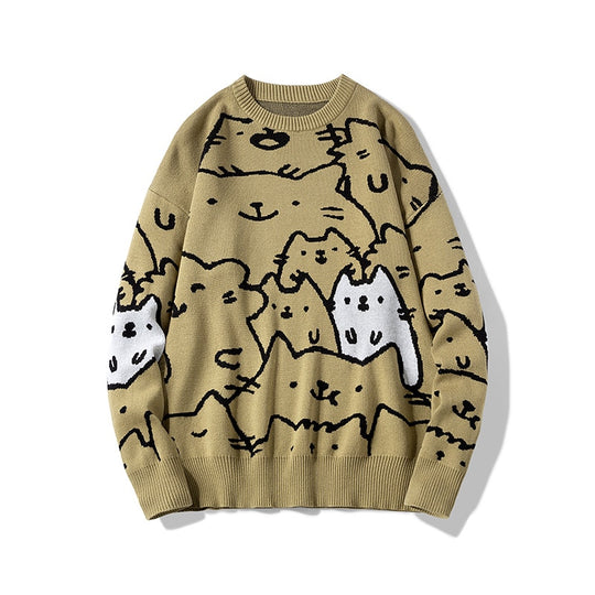 Sweater Cartoon Pullover Men