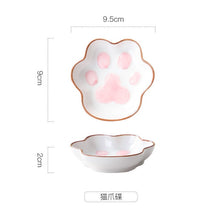 Load image into Gallery viewer, Cartoon Cat Ceramic Dinnerware Set
