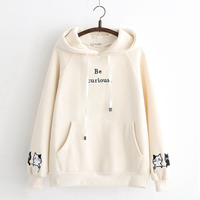 Cat Harakuju Women Fleece Hooded