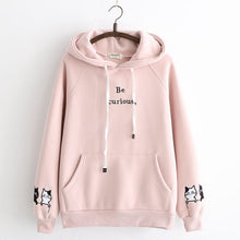 Load image into Gallery viewer, Cat Harakuju Women Fleece Hooded

