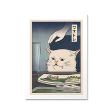 Load image into Gallery viewer, Yelling At Cat Painting

