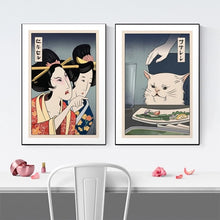 Load image into Gallery viewer, Yelling At Cat Painting
