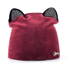 Load image into Gallery viewer, Autumn Winter Beanies Cat Hat
