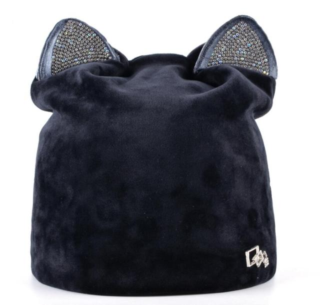 Autumn Winter Beanies Cat Hat