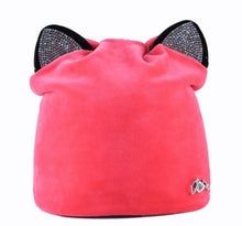 Load image into Gallery viewer, Autumn Winter Beanies Cat Hat
