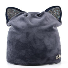 Load image into Gallery viewer, Autumn Winter Beanies Cat Hat

